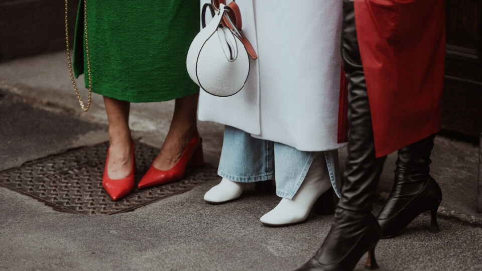 Kadın Ayakkabı Çanta Kombinleri